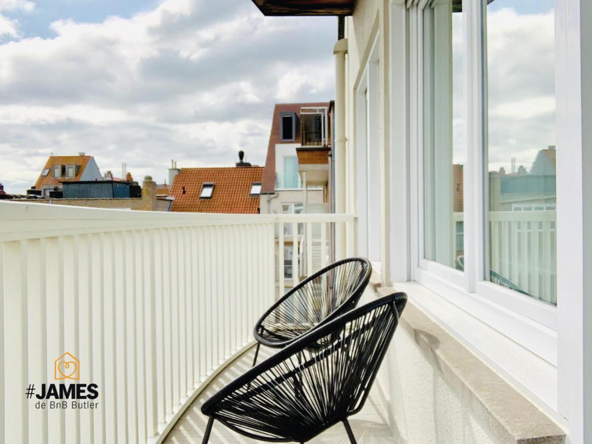 Prachtig Zonnig Appartement Op 200 Van Het Strand Knokke-Heist Bagian luar foto